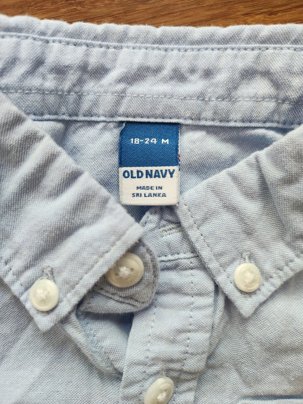 Old Navy Boys Blue Short-Sleeve Button Down Shirt And Shorts Kids, 18-24 Months